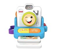 Fisher-Price Cámara Instantánea Haz Clic y aprende, Juguete con música y luz para niños + 6 Meses (Mattel GMX37)