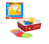 Fisher Price Clásicos 1697 - Tocadiscos estilo caja de música, juguete musical para bebés; juguete interactivocon 10 canciones, juguete de aprendizaje; para edades de a partir de los 18 meses