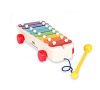Fisher-Price Xilófono Classics 1702 Pull-a-Tune interactivo para aprender a caminar 18 meses+