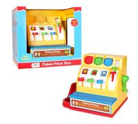 Fisher Price Classics 2073 Cash Register, Educational and Learning Toy, Ideal for Toddler Role Play, Classic Toy with Retro-Style Packaging, Suitable for Boys and Girls Aged 2 Years +