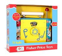 Fisher Price Classics,TV y radio de juguete, Basic Fun, 1703, juguete interactivo para bebés para juegos de roles y de imitación, aptos para niños y niñas de a partir de 18 meses
