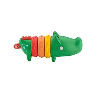 Fisher-Price Cocodrilo Click Clack Juguete sonajero educativo, regalo para bebés +6 meses (Mattel GWL67)