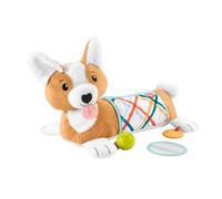 Fisher-Price Cojín cachorro 3 en 1 Peluche sensorial con accesorios, juguete para bebé recién nacido (Mattel HJW10)