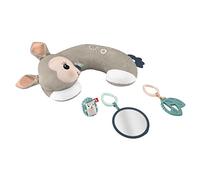 Fisher-Price Cojín mullido Cervatillo, almohadilla de actividades con motivos del bosque y accesorios de juguete, regalo para bebé recién nacido (Mattel HJJ16)