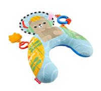 Fisher-Price Cojín para Jugar bocabajo Aventuras sensoriales Juguete con mordedor, sonajero y Actividades sensoriales para bebés a Partir de 0 Meses, JHB44