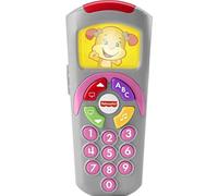 Fisher-Price DGB71 Laugh Baby - Juguete de Aprendizaje para bebé, Control Remoto de TV de simulación de Sis's con música y Luces para Mayores de 6 Meses, sin Color, n.a