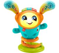 Fisher-Price DJ Bouncin Beats, Interactive Musical Learning Toy with Lights and Bouncing Action for Babies and Toddlers