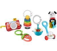 Fisher-Price FBH63 - Conjunto de sonajeros y mordedores, Juguetes Regalo para bebés (Mattel FBH63)
