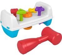 Fisher-Price Fisher Price , Mesita de Actividades, Formas y Martillito, Juguete para Bebés + 12 Meses