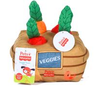 Fisher-Price for Pets Veggie Treat Puzzle Toy Dog Toy Burrow Style Toys con mini peluches extrables se usa como un dispensador Toys de desarrollo pa