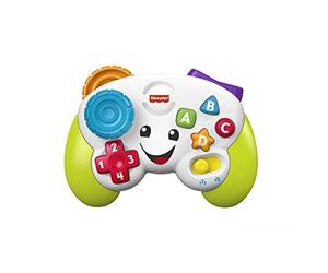 Fisher-Price Game and Learn Controller, Teaching First Words, Letters, Numbers, Colours and Shapes with Songs and Sounds, Ages 6-36 Months, FWG12, Pack of 1