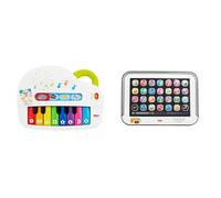 Fisher-Price Ríe y Aprende Piano musical, juguete con música y sonidos para bebé +6 meses, Versión: Aleman, GFK01