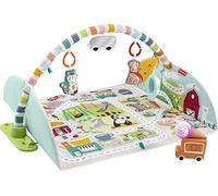 Fisher-Price Gimnasio Jumbo Ciudad de Actividades, manta de juego para bebé recién nacido, Mattel GJD41