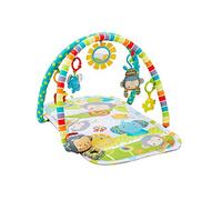 Fisher-Price Gimnasio Musical Monitos Divertidos, Manta de Juego para bebé (Mattel CLJ42)