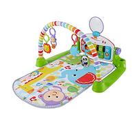 Fisher-Price Gimnasio Piano Pataditas superaprendizaje, manta de juego para bebé recién nacido (Mattel FWT12)