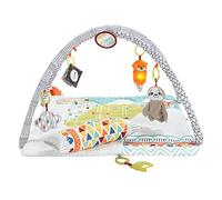 Fisher-Price, Gimnasio sensorial llama, manta de juego para bebés recién nacidos (Mattel GKD45),Embalaje estándar, Multicolor