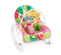 Fisher-Price - Hamaca Crece Conmigo Rock and Roar, Silla para Bebé (Mattel GNV70), Embalaje estándar