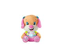 Fisher-Price HCJ37 Laugh & Learn So Big Sis - UK English Edition, Large Musical Plush Puppy Toy with Learning Content for Infants and Toddlers, Multicolor, 40.0 cm*17.5 cm*22.0 cm
