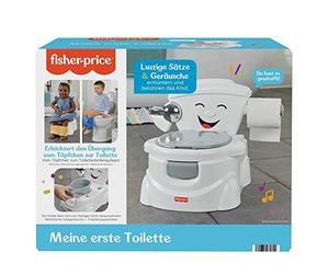 Fisher-Price HJC38 - Meine erste Toilette - Töpfchen für Babys, deutsche Version, interaktives Trainingstöpfchen mit Musik und Geräuschen
