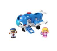 Fisher-Price HJN37 Little People - Avión multilingüe con Figuras para niños pequeños y preescolares a Partir de 1 año