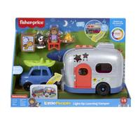 Fisher-Price HJN42 Little People Camping Adventure - Vehículo 2 en 1 y Juego con Luces y Canciones para niños a Partir de 1 año