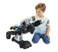 Fisher-Price Imaginext DC Super Friends Bat-robot con Bat-tecnología, robot 2 en 1 que se transforma y conjunto de juego de Batman con luces y sonidos para niños y niñas de 3 a 8 años