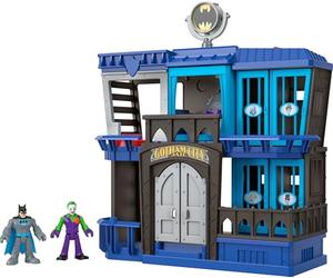 Fisher-Price Imaginext DC Super Friends Batman Set de Juego Ciudad Gótica | Set de juego recargado Cárcel de Gotham City de Batman para juego imaginativo preescolar, +3 años, inspirado en DC
