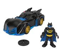 Fisher-Price Imaginext DC Super Friends Batman Toy Toy Shake & Spin Batmobile con figura posible para Play Play Kids de ms de 3 aos