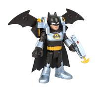 Fisher-Price Imaginext DC Super Friends Batman XL con Batplaneador, Figura de gran tamaño con lanzador de proyectiles y 3 proyectiles incluidos, juguete regalo para niños y niñas +3 años, HVY12