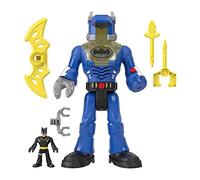 Fisher-Price Imaginext DC Super Friends Batman y Exo Traje Robot con Luces y Sonidos, con Figura y Accesorios, Juguete +3 años (Mattel HGX98)