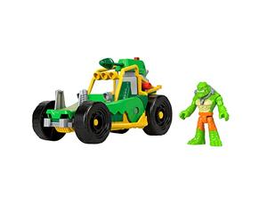 Fisher-Price Imaginext DC Super Friends Buggy de K Croc, Figura con Coche de Juguete Que Lanza proyectiles, Juguete + 3 años (Mattel HML05)