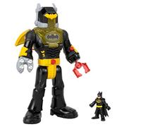 Fisher-Price Imaginext DC Super Friends Figura de Batman con Exotraje, con Luces, Sonidos y Accesorios, Juguete +3 años (HYG31)