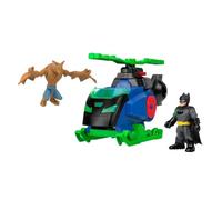 Fisher-Price Imaginext DC Super Friends con Figuras de acción de 7,6 cm y vehículo de Juguete, Batcóptero, Batman y Man-Bat (los Estilos Pueden Variar), JML97