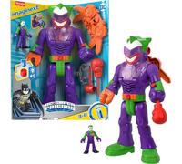 Fisher-Price Imaginext DC Super Friends Joker y LaffBot Robot con luces y sonidos, con figura y accesorios, juguete +3 años (Mattel HKN47)