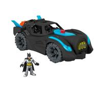 Mattel – Coche Imaginext Batmóvil Power Reveal – luces ultravioleta, sonidos, figura Batman +3 años