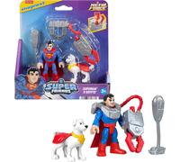 Fisher-Price Imaginext Dc: Super Friends Metal Force - Superman & K... Toy NUEVO