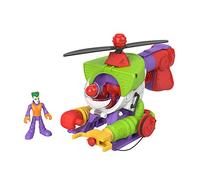 Fisher-Price Imaginext DC Super Friends Robocóptero de Joker Vehículo transformable con Figura, Juguete +3 años (Mattel HMV09)