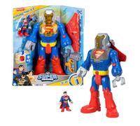 Fisher-Price Imaginext DC Super Friends Superman Juguete, figura y exotraje de robot de 30,5cm con luces y sonidos, para niños y niñas a partir de 3 años, JCT47