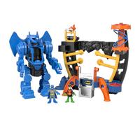 Fisher-Price Imaginext Imaginext DC Super Friends Batman Centro de Mando Robot Set de Juego con Figuras y Accesorios, Juguete +3 años