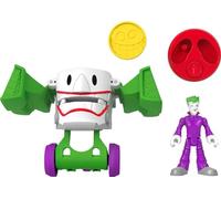 Fisher-Price Imaginext Imaginext DC Super Friends Cabeza,vehículo Jokermóvil Casco se Convierte en Coche, Incluye 1 Figura Joker, Juguete +3 años