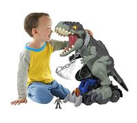 Fisher-Price Imaginext Jurassic World Dinosaurio desenjaulado, Figura Grande de Juguete articulada con Luces, Regalo para niños +3 años (Mattel GWT22)