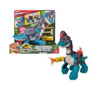 Fisher-Price Imaginext Jurassic World Set con Brachiosaurus de exploración | Set de ataque de dinosaurio Jurassic World con accesorios, lanzador y proyectiles, JMV06