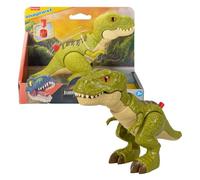 Fisher-Price Imaginext Jurassic World Tiranosaurio Rex Figura de acción de Dinosaurio de 20,32cm con Movimiento Activado por los niños, JFJ65