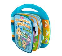 Fisher-Price Juguete de Aprendizaje Libro de Canciones para bebés, Actividad Musical Laugh & Learn con Luces y Sonidos para niños a Partir de 6 Meses, francés, JMC51