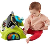 Fisher-Price Juguete de aprendizaje para bebés y niños pequeños, ríe y aprende sentado y conductor, centro de actividades con etapas inteligentes para mayores de 6 meses