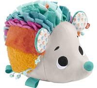 Fisher-Price Juguete de peluche para recién nacido Cuddle n' Snuggle erizo con sonidos y detalles sensoriales para bebés a partir de 3 meses