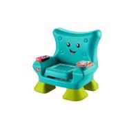 Fisher-Price Silla de aprendizaje Tanques y vehículos, turquesa, con música y actividades, M