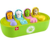 Fisher-Price Juguete para bebé FP Pets con motor fino, pop-up con actividades y sonidos para juegos de desarrollo bebés a partir de 9 meses