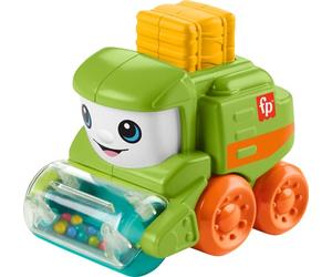 Fisher-Price Juguete para bebé Rollin' Tractor Push-Along Vehículo con Actividades motoras Finas para bebés a Partir de 6 Meses