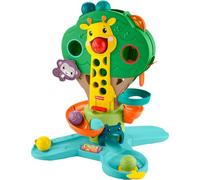 Fisher-Price Juguete para bebés Árbol selvático para Jugar Sentado y de pie, Juego Musical con 6 Bolitas, Juego para niños pequeños a Partir de 6 Meses, JPL82